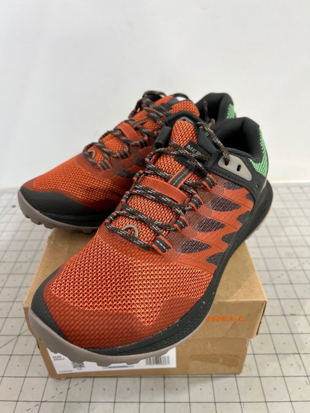 Merrell Men's Nova 3 Low Trail Running Shoes Clay Sz. 8 New - Picture 5 of 7